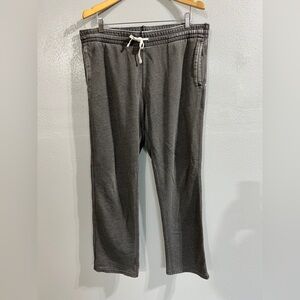 Old Navy Men's Charcoal Joggers L sweatpants distressed lived in